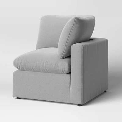 4pc Allandale Modular Sectional Sofa Set Gray - Threshold™ - Image 2