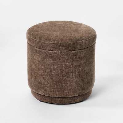 Swivel Storage Ottoman Brown - Threshold™ Designed With Studio McGee - Image 2