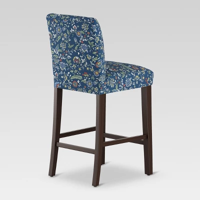30" Parsons Barstool Bandana Blue Floral - Threshold™ - Image 3