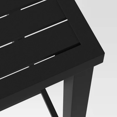 Fairmont Bar Height Rectangle Patio Dining Table - Black - Threshold⢠- Image 3