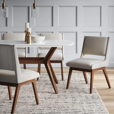 Holmdel Mid-Century Dining Chair Beige - Thresholdâ˘