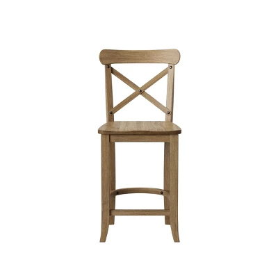 24" Litchfield X-Back Counter Height Barstool - Threshold - Image 7
