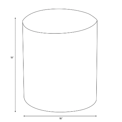 Round Thalia Ottoman In Boucle - Threshold™ - Image 3