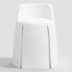 Quin Vanity Chair Twill White - Thresholdâ˘