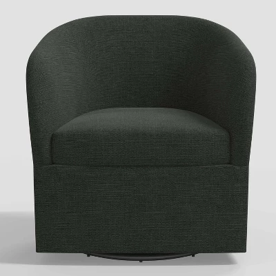 Rhea Swivel Chair In Linen - Thresholdâ˘