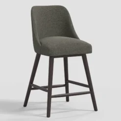 Geller Counter Height Barstool In Textured Linen - Thresholdâ˘
