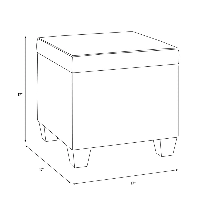 Ottoman Velvet - Skyline Furniture - Image 4