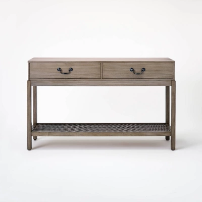 Brandeis Woven Console Table Brown - Threshold⢠Designed With Studio McGee - Image 2