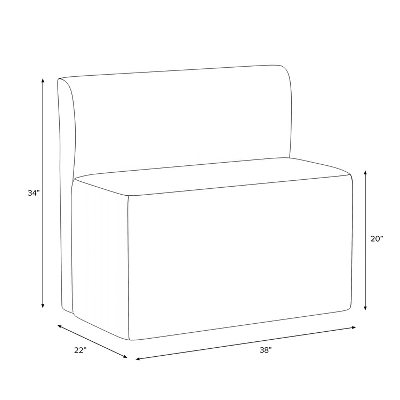 38" Cora Dining Banquette - Threshold™ - Image 5