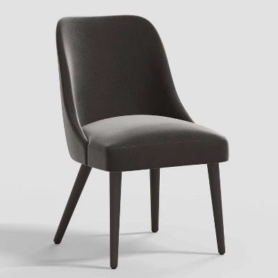 Geller Modern Dining Chair In Shiny Velvet Mystere - Threshold⢠- Image 6