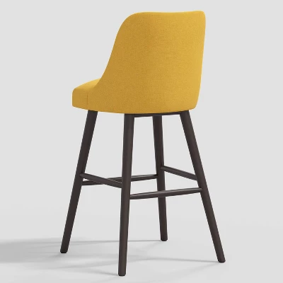 Geller Modern Counter Height Barstool In Linen - Threshold⢠- Image 4