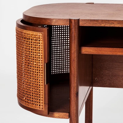 Portola Hills Caned Desk - Threshold⢠Designed With Studio McGee - Image 3