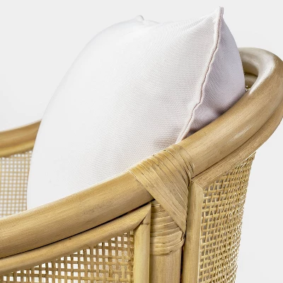 Rialto Woven Barrel Back Chair With Cushion - Threshold⢠Designed With Studio McGee - Image 3