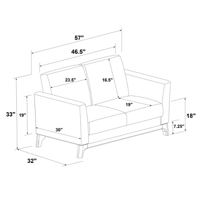 Middlefield Loveseat - Threshold⢠- Image 6