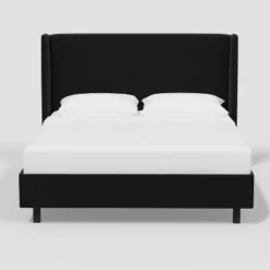 Antwerp Wingback Platform Bed In Velvet - Thresholdâ˘