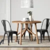 42" Clarksburg Cross Leg Wood Dining Table Round Brown - Threshold™