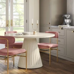 Orion Luxe Dining Chair With Brass Legs - Thresholdâ˘