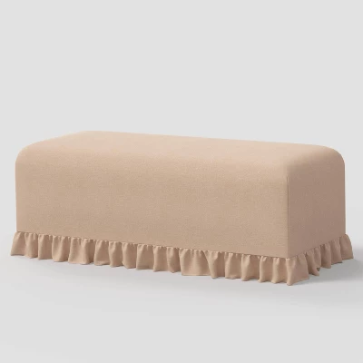 Ruffle Slipcover Dining Bench - Threshold⢠Designed With Studio McGee - Image 6