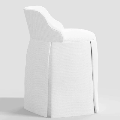 Quin Vanity Chair Twill White - Threshold™ - Image 2