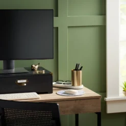 Monitor Stand Black Wood - Thresholdâ˘