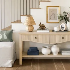 Elder 60" Console Table Natural - Threshold⢠Designed With Studio McGee Assembly Required