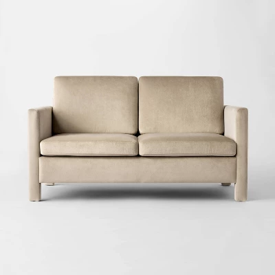 Bellfield Fully Upholstered Loveseat Tan - Threshold⢠Designed With Studio McGee - Image 2