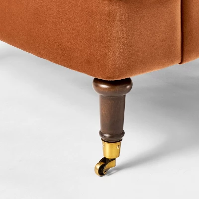 Mercer Rolled Upholstered Armchair With Casters - Threshold⢠Designed With Studio McGee - Image 4