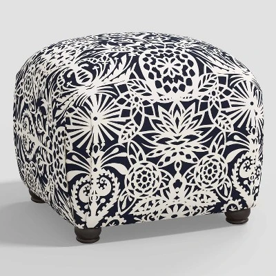Poppy Ottoman In Damask - Skyline Furniture - Image 8