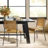 2pk Woven Metal Dining Chair - Threshold™ Designed With Studio McGee