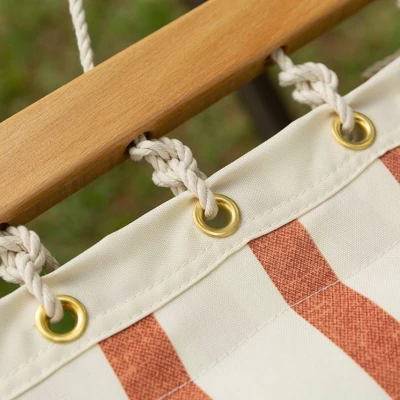 13' Pillowtop Outdoor Fabric Hammock With Spreader Bar Striped - Threshold⢠- Image 2