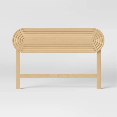 Queen/Full Arched Headboard Natural - Threshold⢠- Image 2