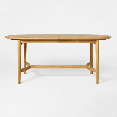 Cardamine Racetrack Dining Table Natural Wood - Threshold⢠Designed With Studio McGee - Image 2