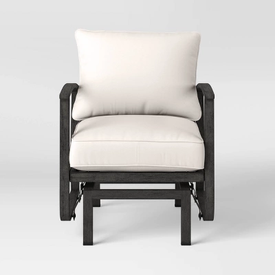 2pc Ryegate Glider Outdoor Patio Chairs, Club Chairs Gray - Threshold⢠- Image 3