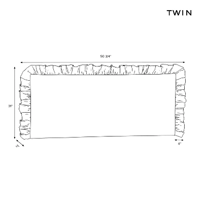 Ruffled Wall Mounted Headboard - Threshold⢠Designed With Studio McGee - Image 4