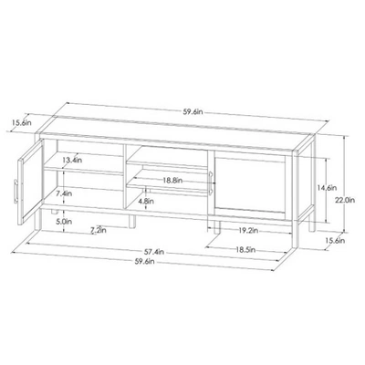 Warwick TV Stand For TVs Up To 69" With Storage - Threshold⢠- Image 3
