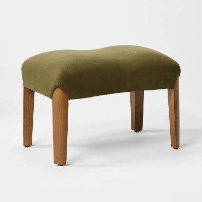 Wood Leg Ottoman Green - Threshold⢠Designed With Studio McGee - Image 5