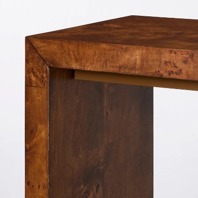 Ogden Burled Wood Console Table - Threshold⢠Designed With Studio McGee - Image 3