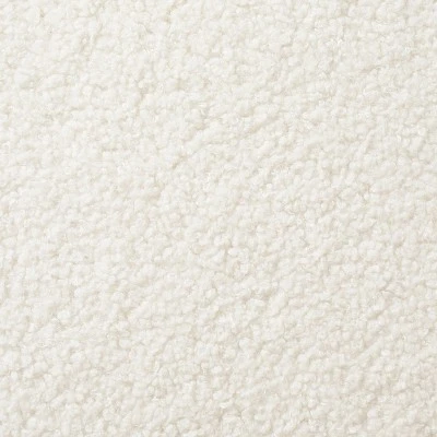 Rosemead Metal Frame And Rounded Back Faux Sherling Accent Chair Cream - Threshold⢠Designed With Studio McGee - Image 4