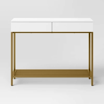 Loring Console Table White - Threshold™ - Image 2