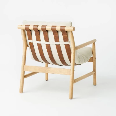 Holly Sling Back Accent Chair Cream/Natural - Threshold™ Designed With Studio McGee - Image 3
