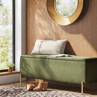 Ivy Upholstered Storage Bench - Thresholdâ˘