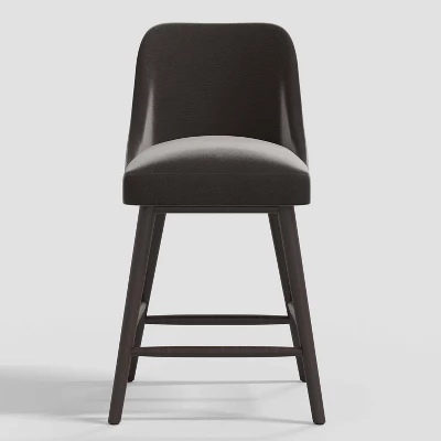 Geller Counter Height Barstool In Shiny Velvet - Threshold⢠- Image 2