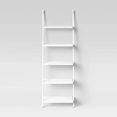72" Loring 5 Shelf Leaning Bookshelf - Threshold⢠- Image 9