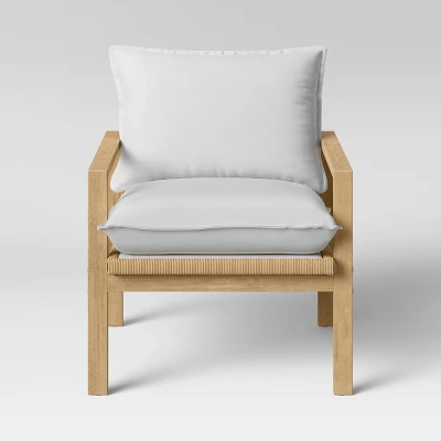 Hallwood Woven Cord Accent Chair Cream - Threshold⢠- Image 2