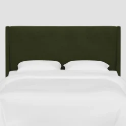 Encino Wingback Headboard In Dry Velvet - Threshold⢠Designed With Studio McGee