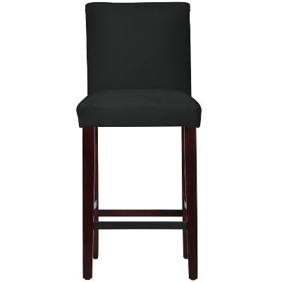 30" Velvet Parsons Barstool Wood - Threshold⢠- Image 9