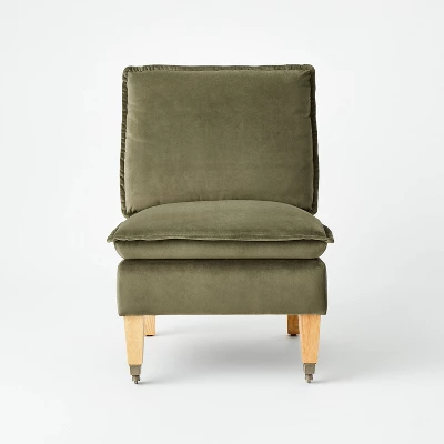 Talbert Pillow Top Slipper Chair With Casters - Threshold⢠Designed With Studio McGee - Image 2