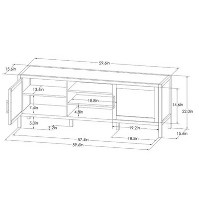Warwick TV Stand For TVs Up To 69" With Storage - Threshold⢠- Image 4