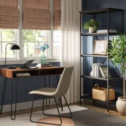 Hairpin Writing Desk With Storage - Thresholdâ˘