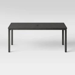 Ryegate 6 Person Weathered Teak Rectangle Patio Dining Table - Thresholdâ˘